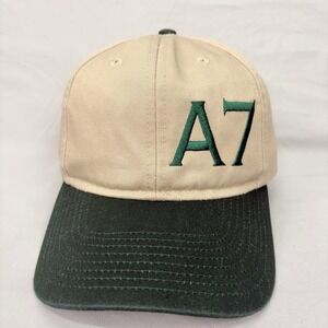Otto Hat A7 Embroidered Snapback Mens OSFM Tan Green Two Tone Cap
